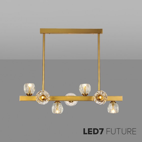 Loft Industry Modern - Stick Diamonds Chandelier